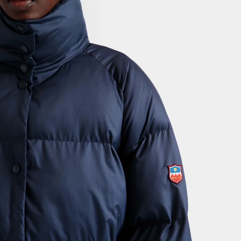 BALLY Puffer Jacket Women's Blue-6