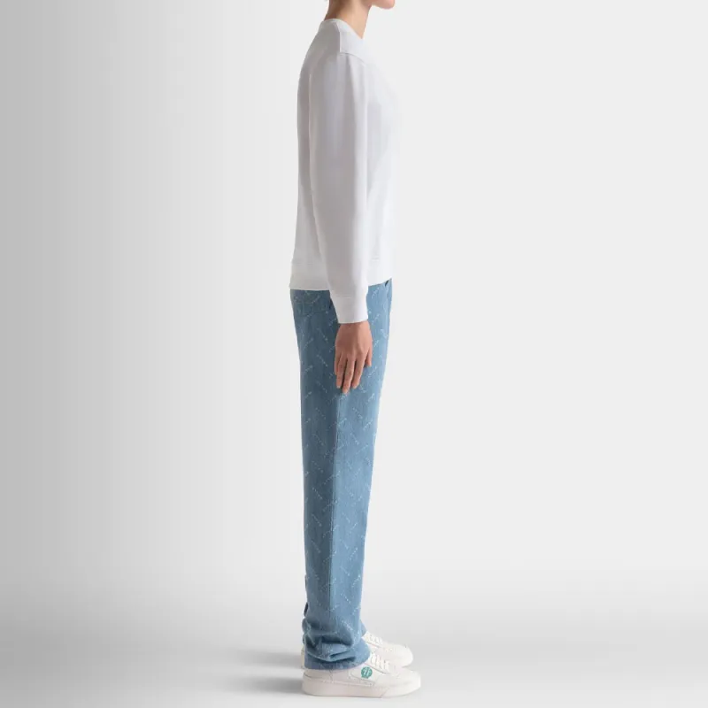 BALLY Logo embroidered Organic Cotton Sweatshirt-4