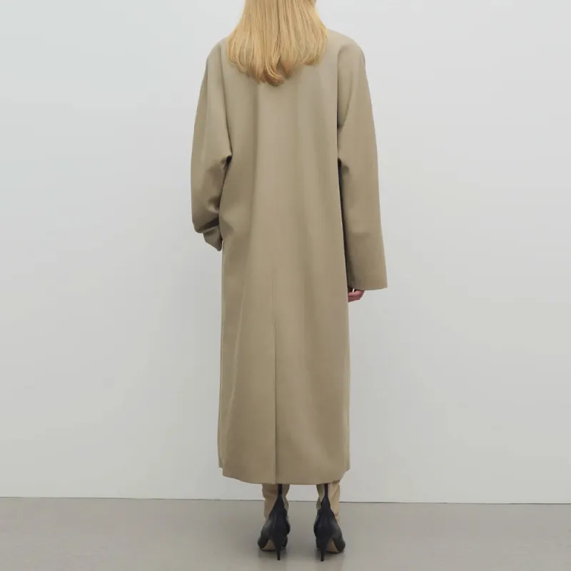 THE ROW Trench Coat Women's Khaki-3