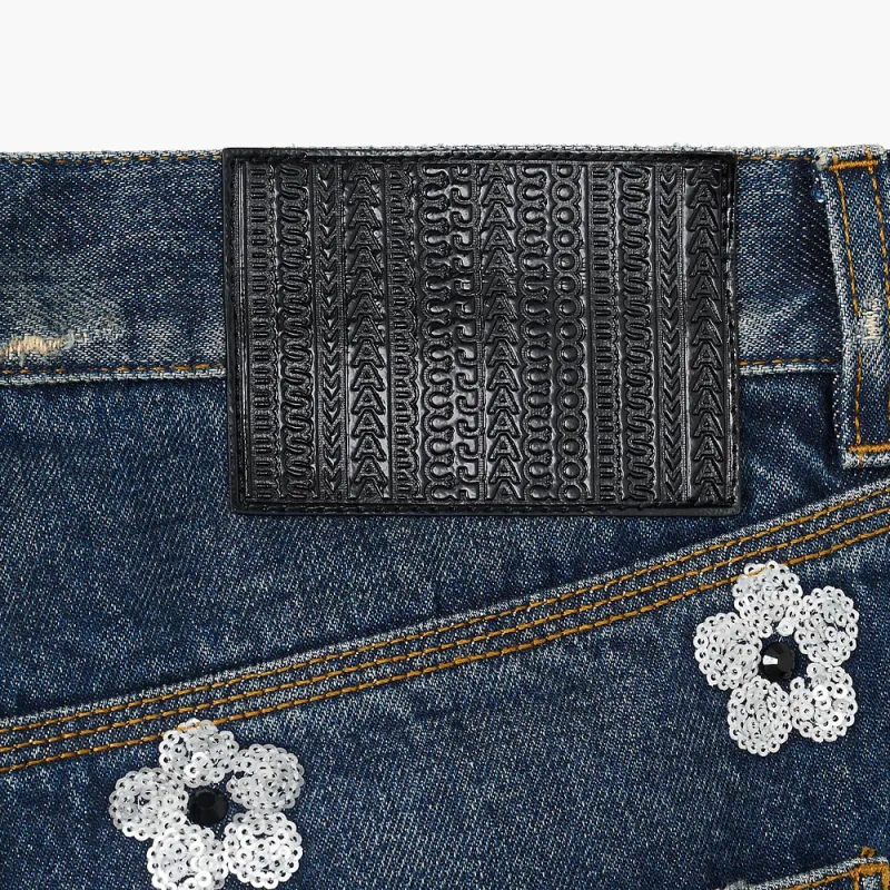 MARC JACOBS The Sequin Daisy Wide Leg Shorts-5