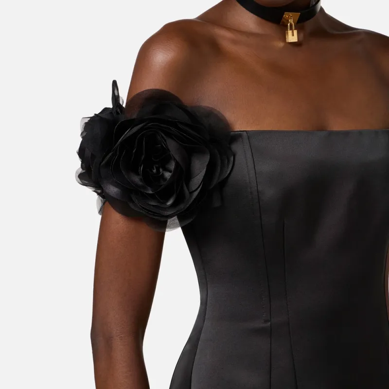 Elisabetta Franchi Satin Dress-4