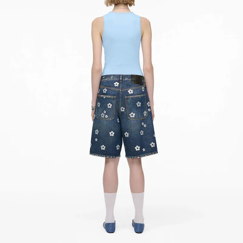 MARC JACOBS The Sequin Daisy Wide Leg Shorts-3