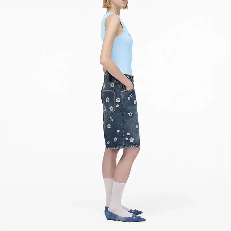 MARC JACOBS The Sequin Daisy Wide Leg Shorts-4