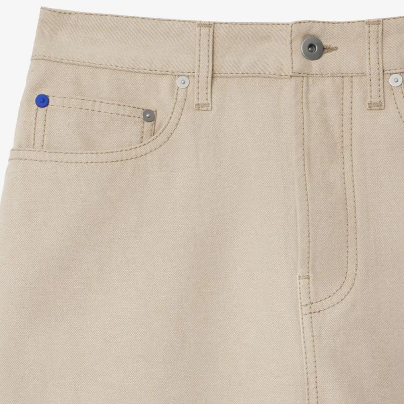 Burberry Equestrian Knight Denim Skirt-4