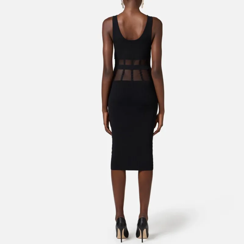 Elisabetta Franchi Corset cuts Midi Dress-2