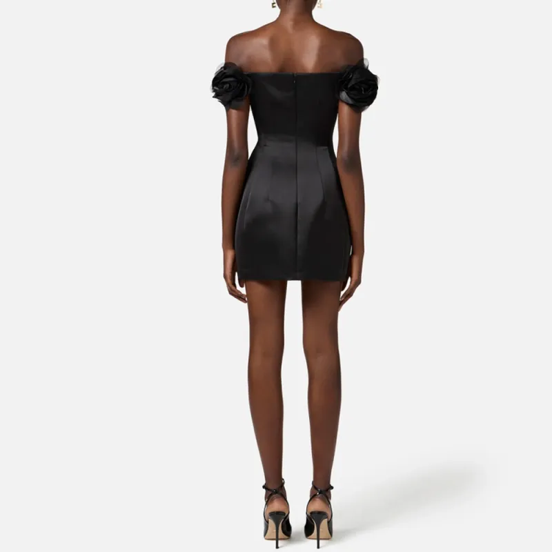 Elisabetta Franchi Satin Dress-2