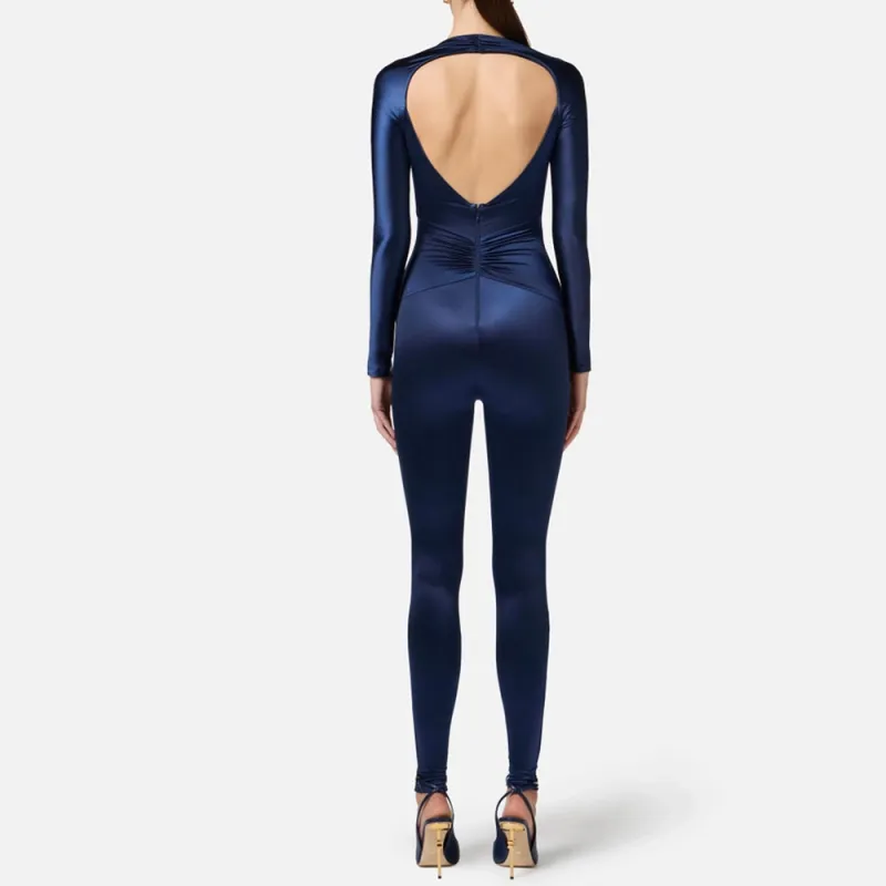Elisabetta Franchi Maxi bow Jumpsuit-2
