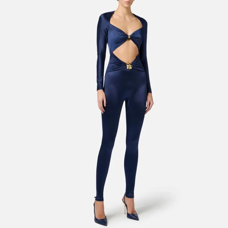 Elisabetta Franchi Maxi bow Jumpsuit-1