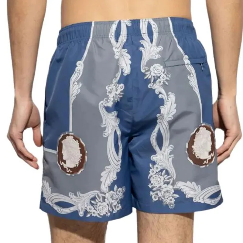 VERSACE Pattern Printed Swim Shorts-2
