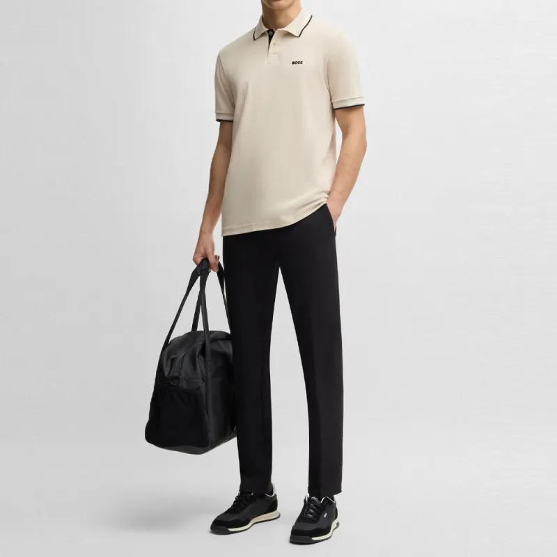 HUGO BOSS Polo Shirt Men's Light Beige-3