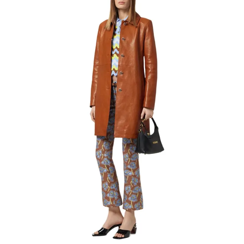 VERSACE Poppies Jacquard Flared Trousers-3