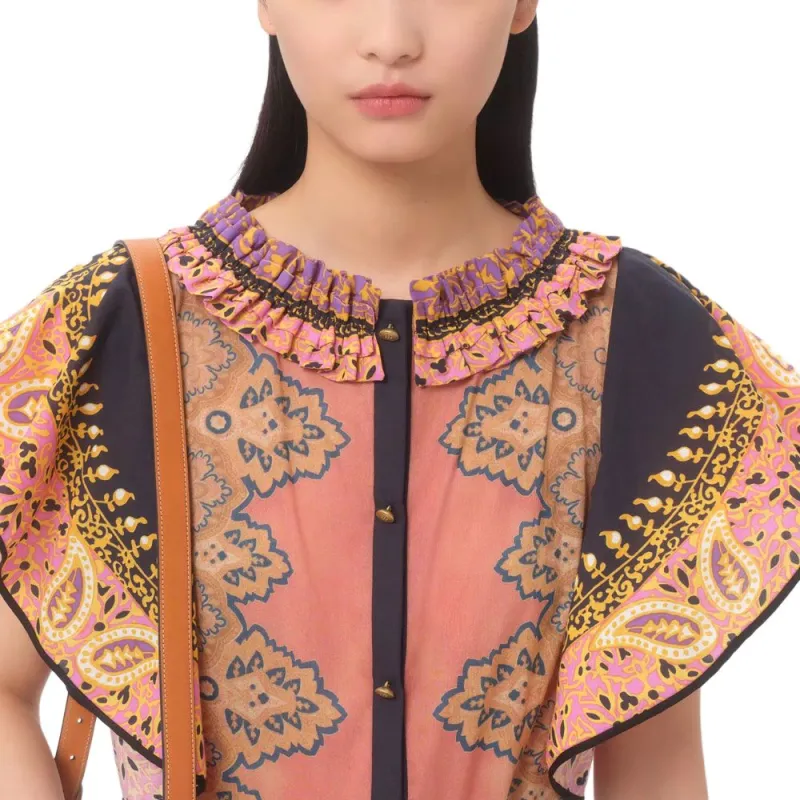Valentino Mussola Midi Dress-6