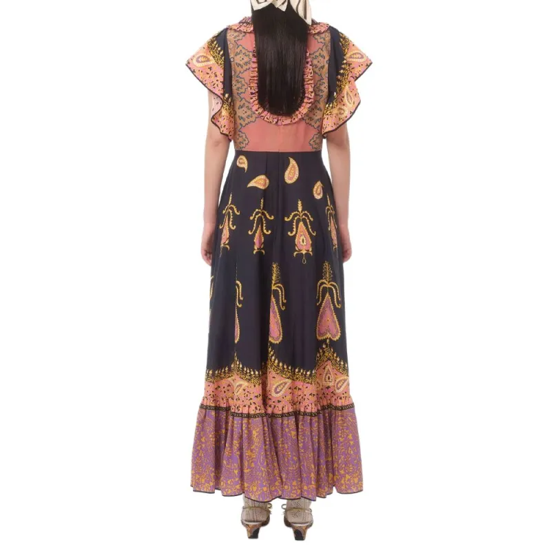 Valentino Mussola Midi Dress-3