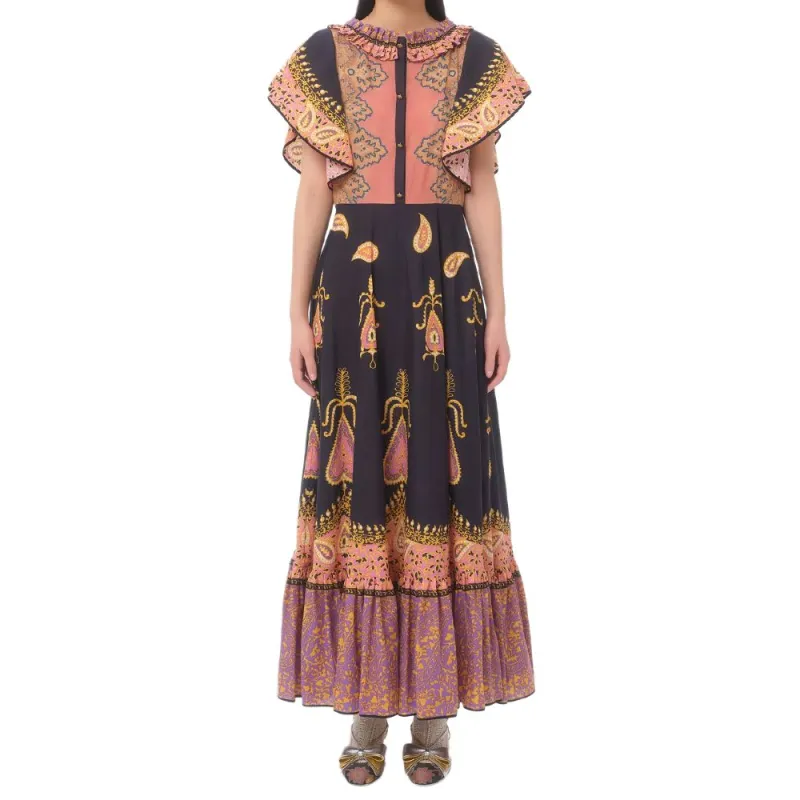 Valentino Mussola Midi Dress-2