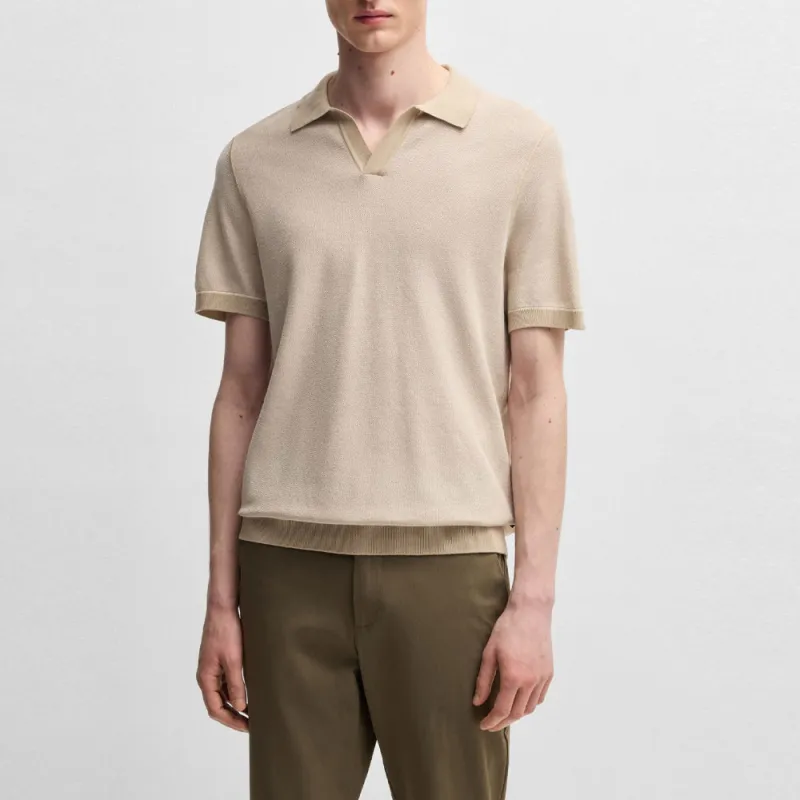 HUGO BOSS Johnny collar T shirt-2