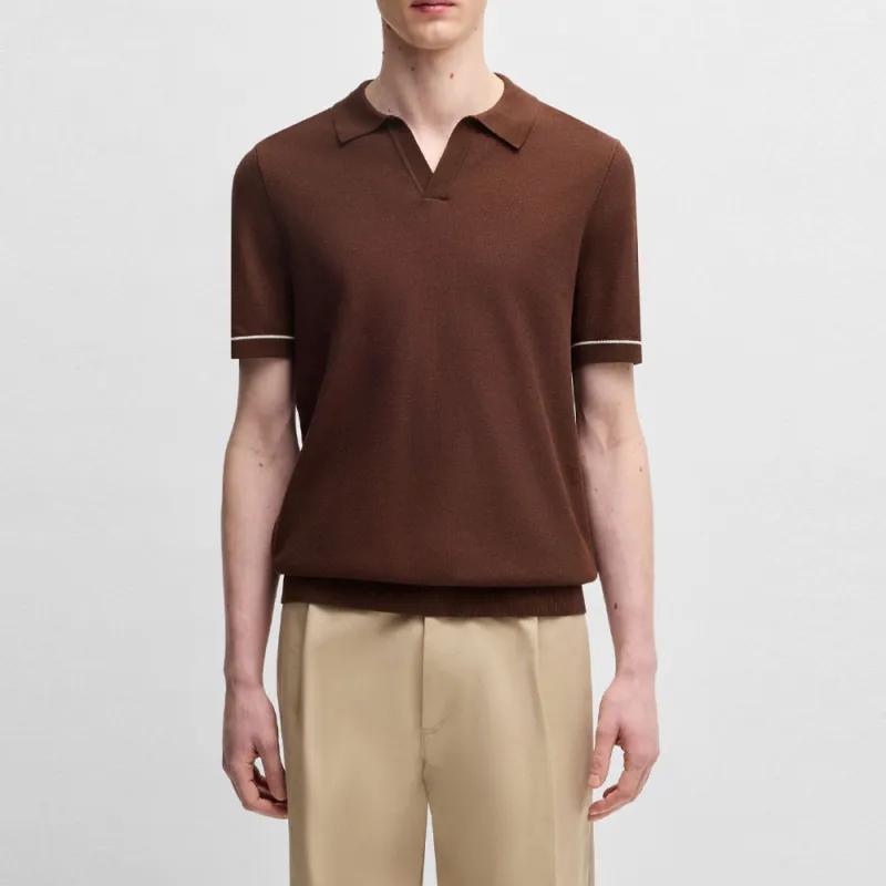 HUGO BOSS Knitwear Men's Dark Brown-1