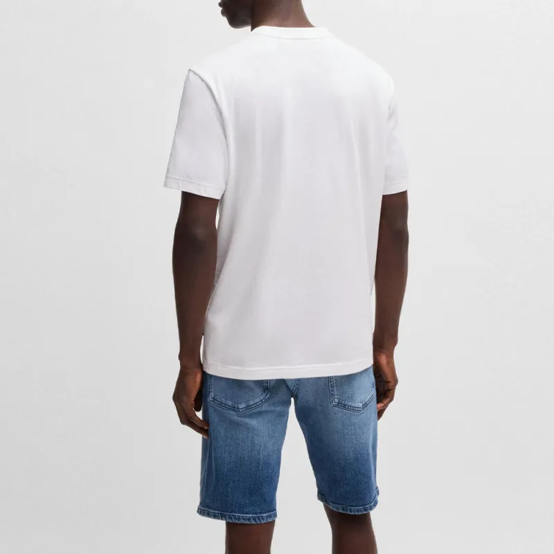 Boss Coordinate print Cotton T shirt-2