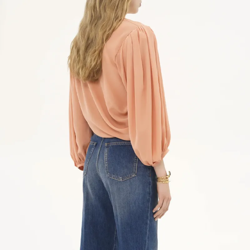 Chloé Draped detail Blouse-2