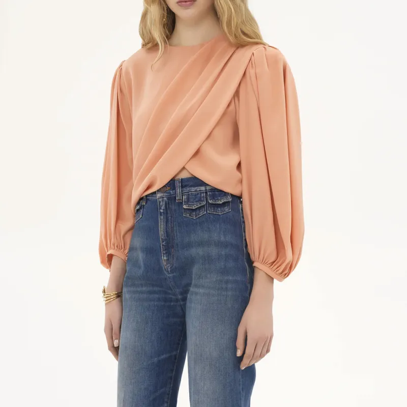 Chloé Draped detail Blouse-3