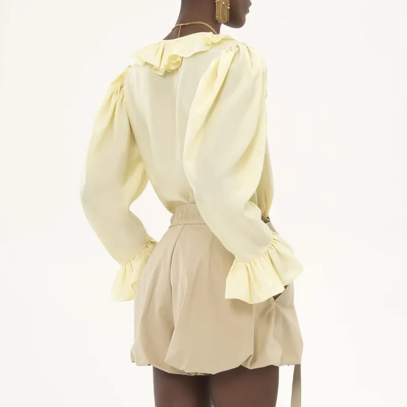 Chloé Ruffled Silk Blouse-2