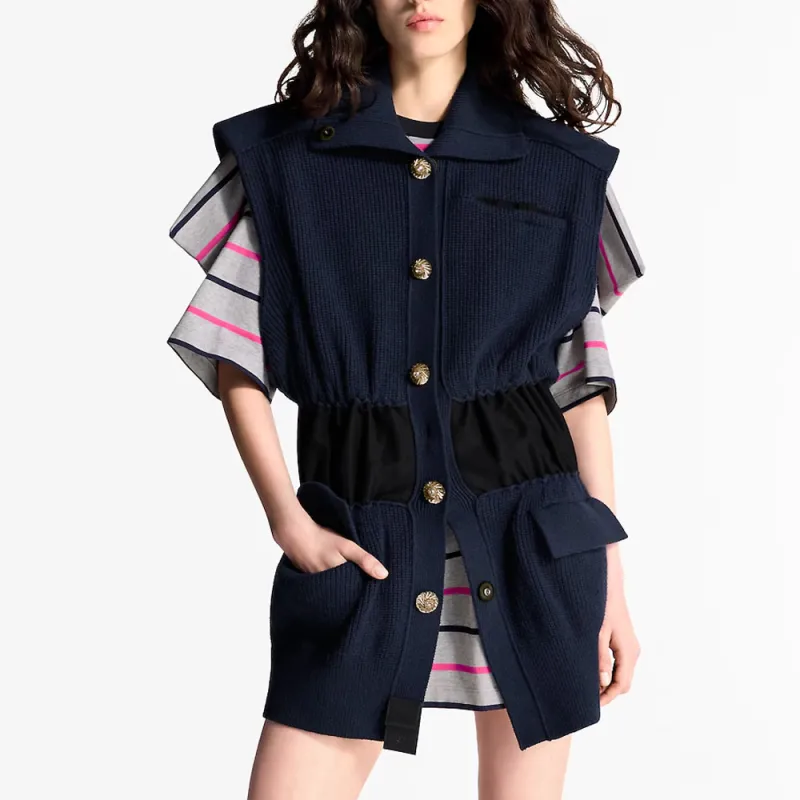 LOUIS VUITTON Sweater Women's Blue-1