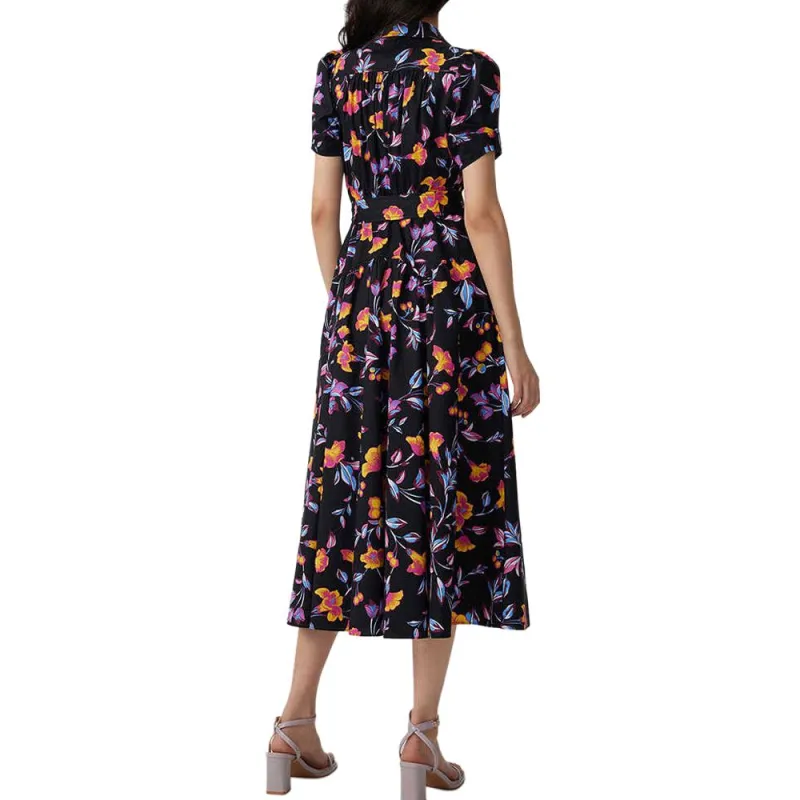 Diane Von Furstenberg SS25 Short-Sleeved Dresses Women's Black-3