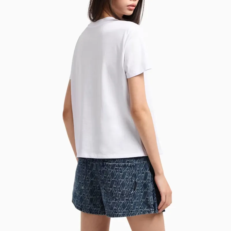 ARMANI EXCHANGEAE Regular T Shirt Women's White-2