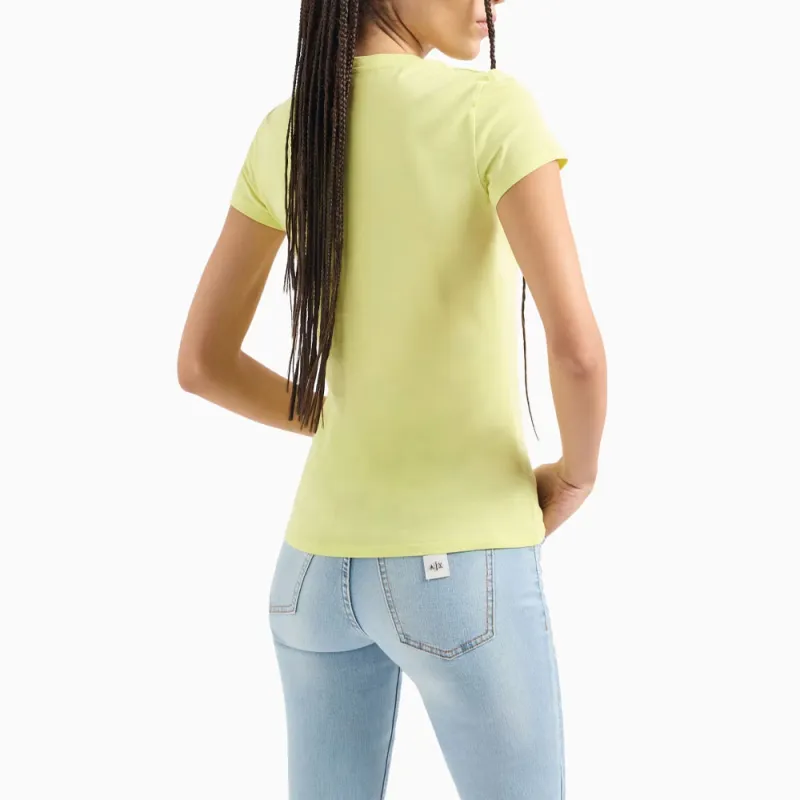 ARMANI EXCHANGEAE Regular T Shirt Women's Green-3
