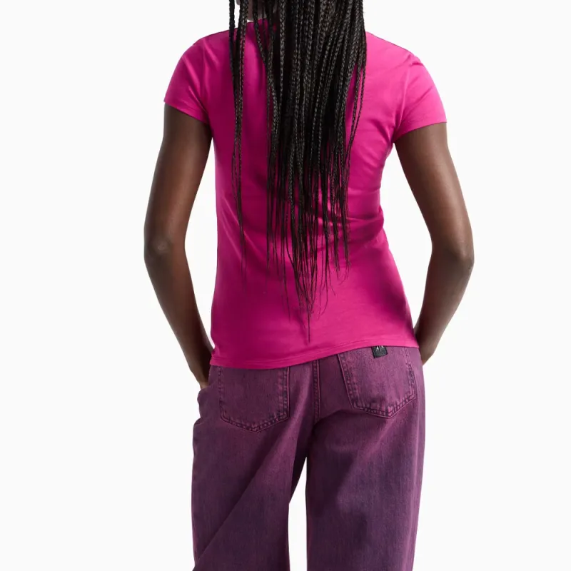 ARMANI EXCHANGEAE T Shirt Women's Fuchsia-2