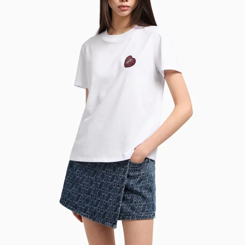 ARMANI EXCHANGEAE Regular T Shirt Women's White-1