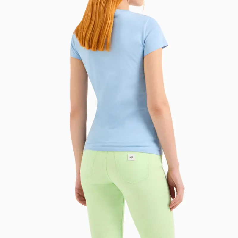 ARMANI EXCHANGEAE Regular T Shirt Women's Blue-2