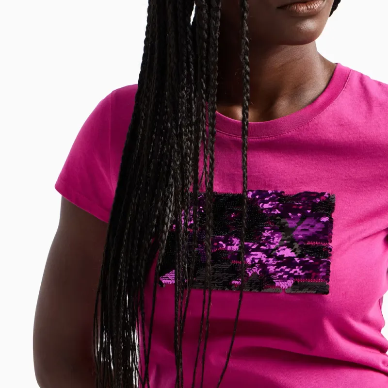 ARMANI EXCHANGEAE T Shirt Women's Fuchsia-4