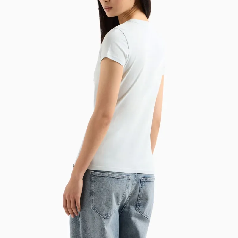 ARMANI EXCHANGEAE T Shirt Women's Light Blue-2