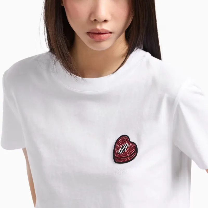 ARMANI EXCHANGEAE Regular T Shirt Women's White-4