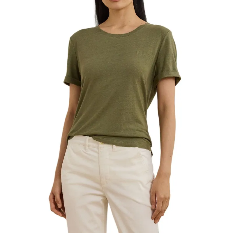 LAUREN RALPH LAUREN Regular T Shirt Women's Green-2
