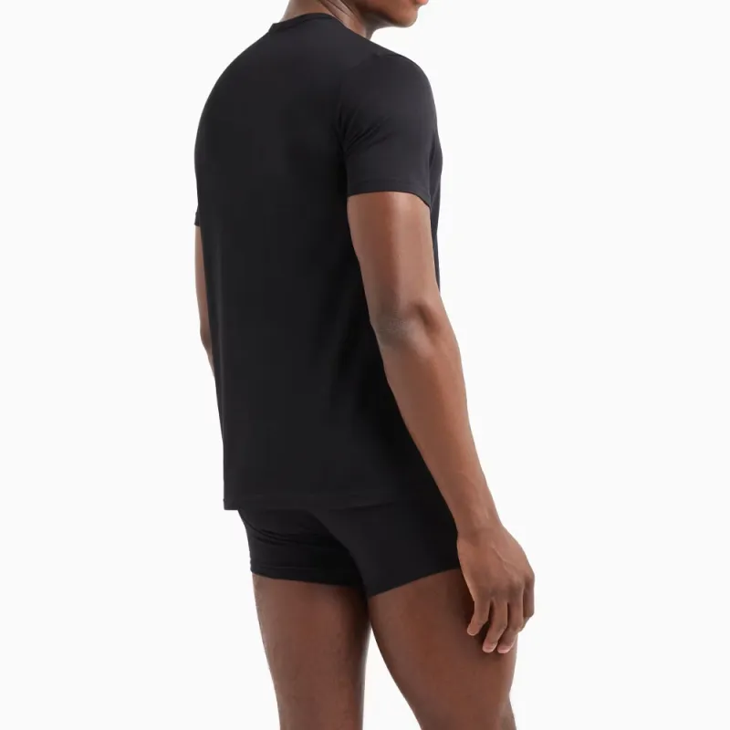 EMPORIO ARMANI Two pack Of Pure Cotton Loungewear T shirts-2