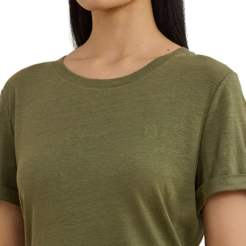LAUREN RALPH LAUREN Regular T Shirt Women's Green-4