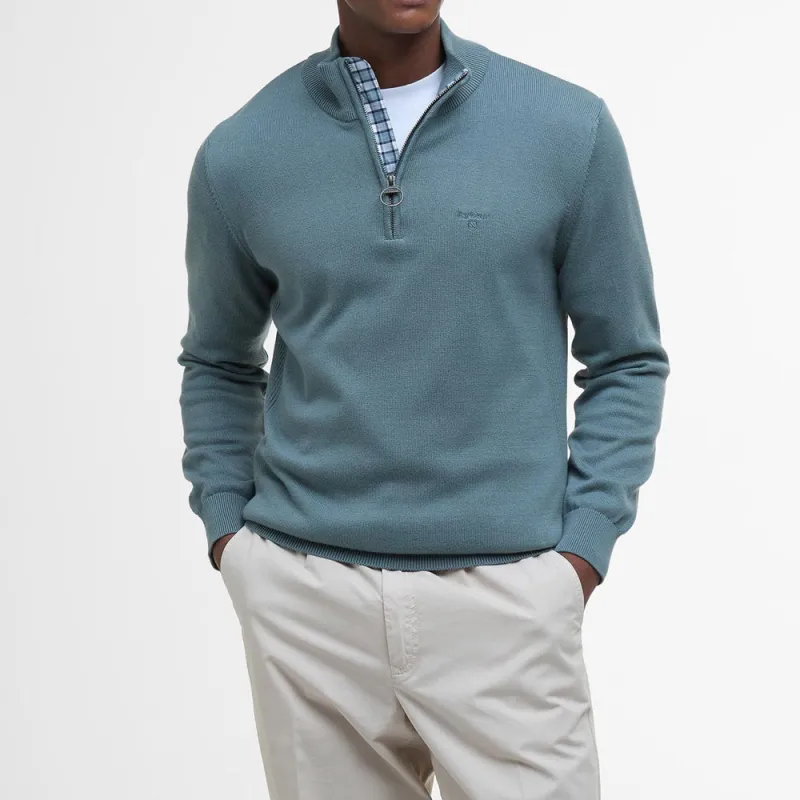 BARBOUR Knitwear Men's Vintage Blue Green-2