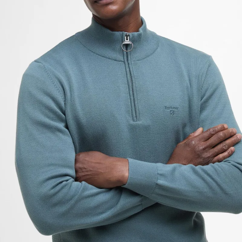 BARBOUR Knitwear Men's Vintage Blue Green-4