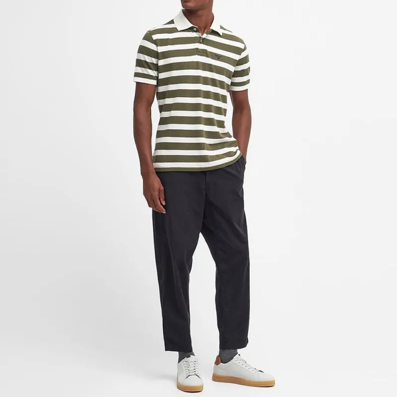 BARBOUR Polo Shirts Men Green-1