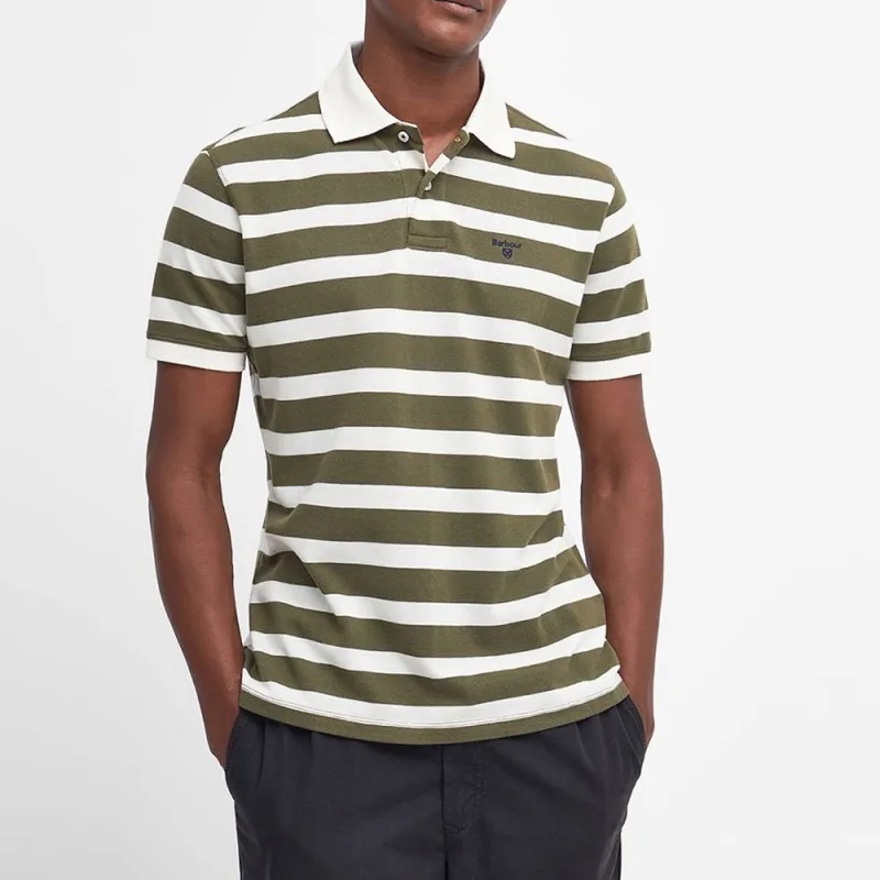 BARBOUR Polo Shirts Men Green-2