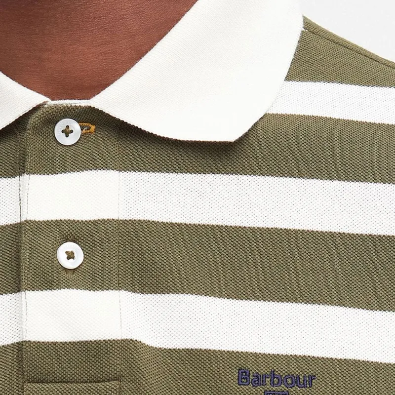 BARBOUR Polo Shirts Men Green-5