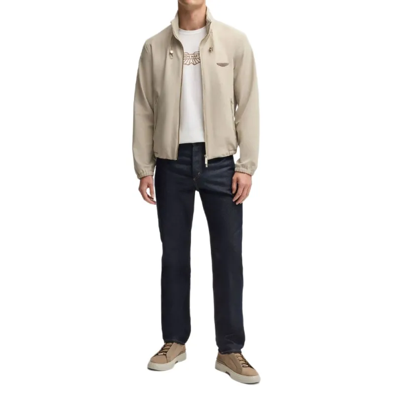 HUGO BOSS X Aston Martin Logo appliqué Bomber Jacket-1