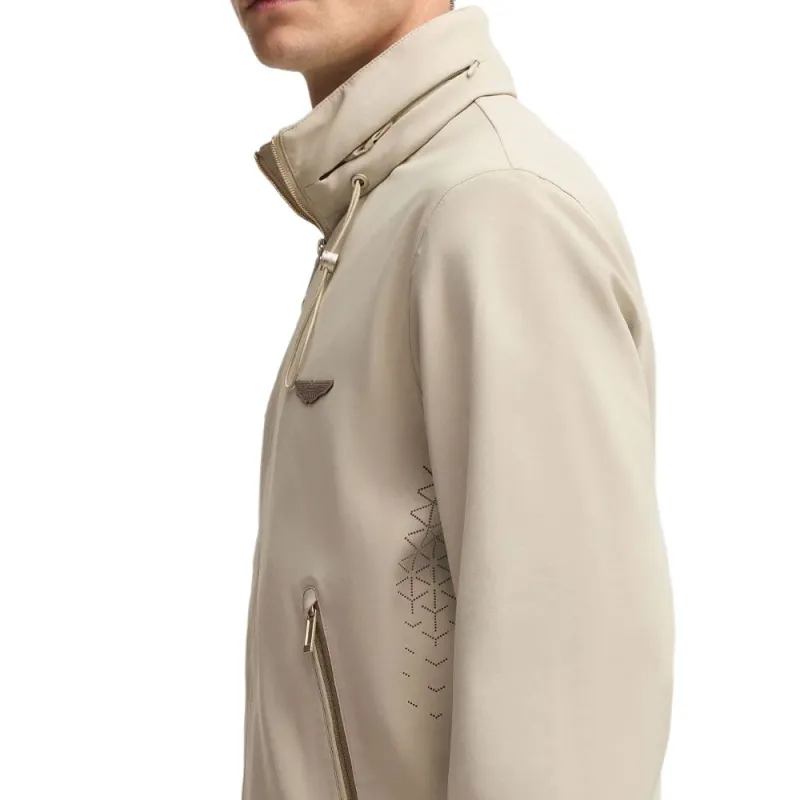 HUGO BOSS X Aston Martin Logo appliqué Bomber Jacket-4