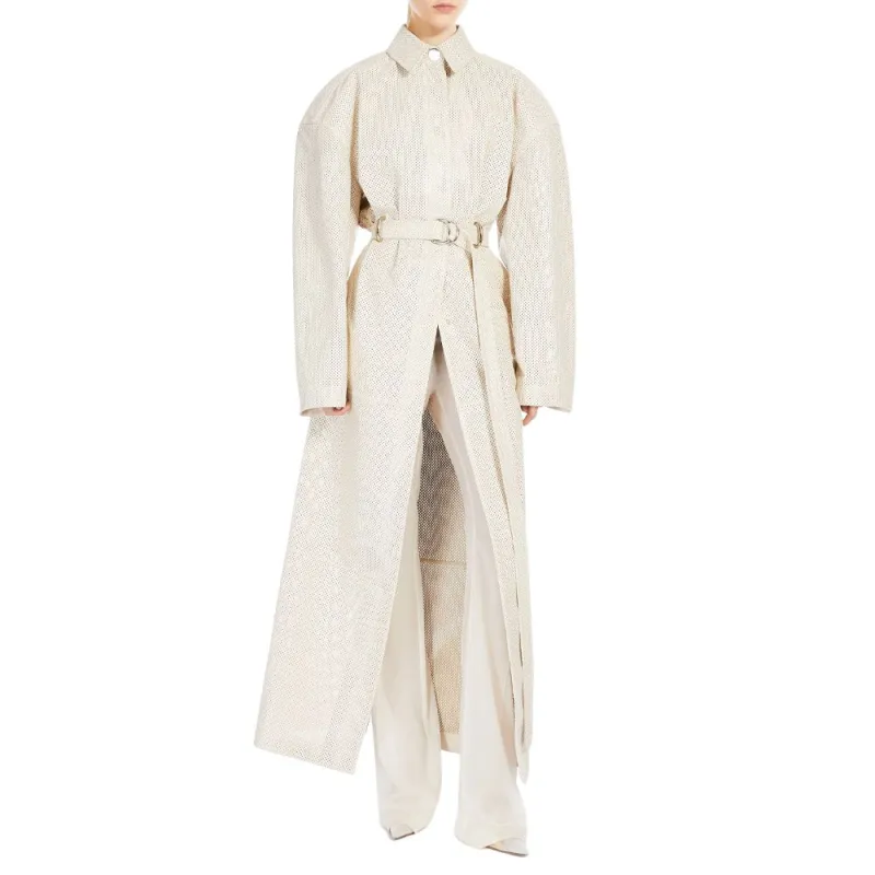 SportMa Trench Coat Women's Ivory-2