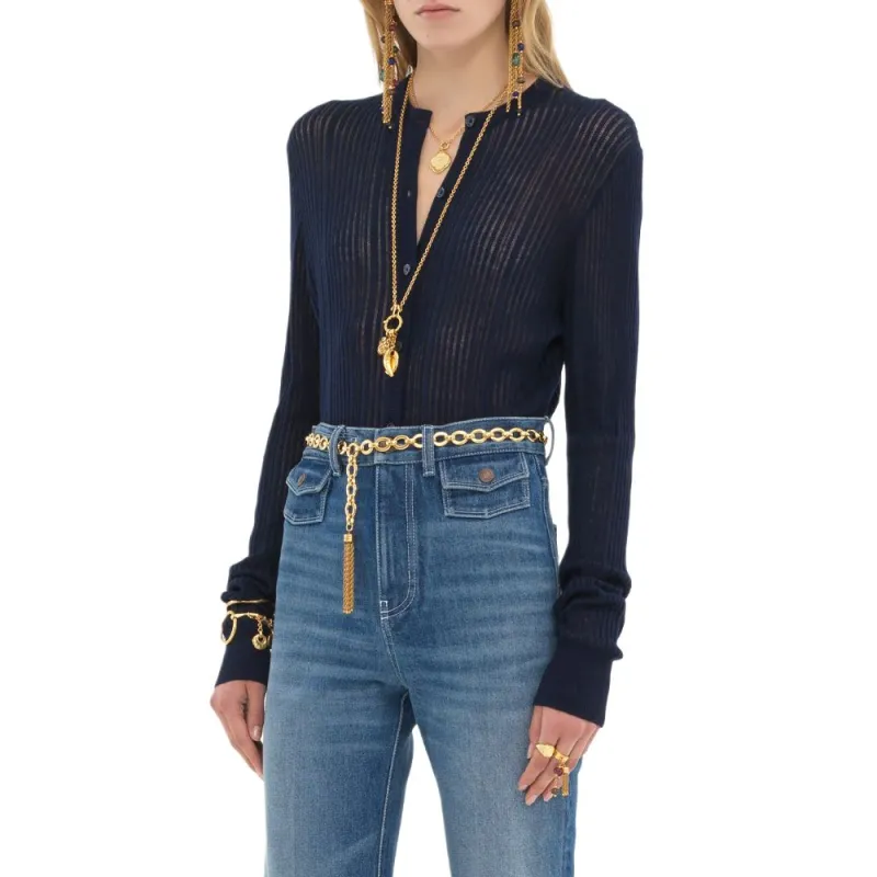 Chloé Fitted Knit Cardigan-2
