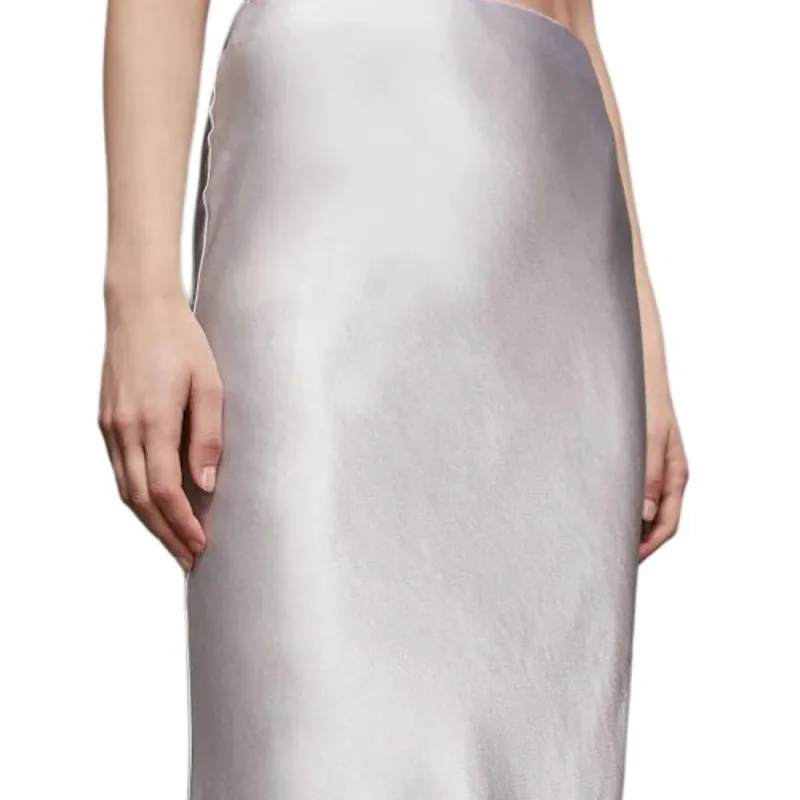 Patrizia Pepe Satined Midi Skirt-5