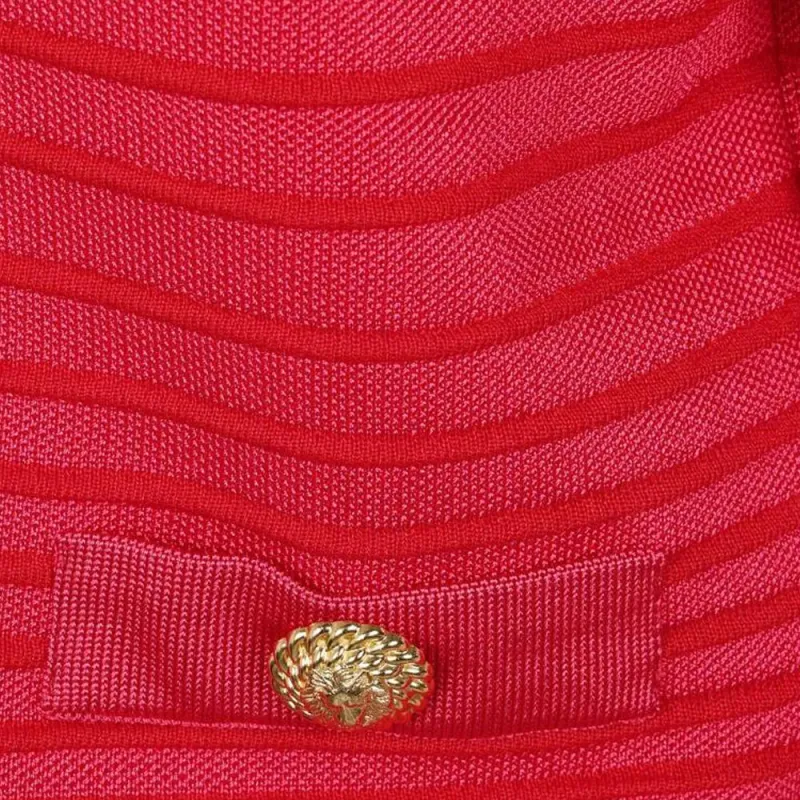 BALMAIN Ribbed detail Cardigan-2