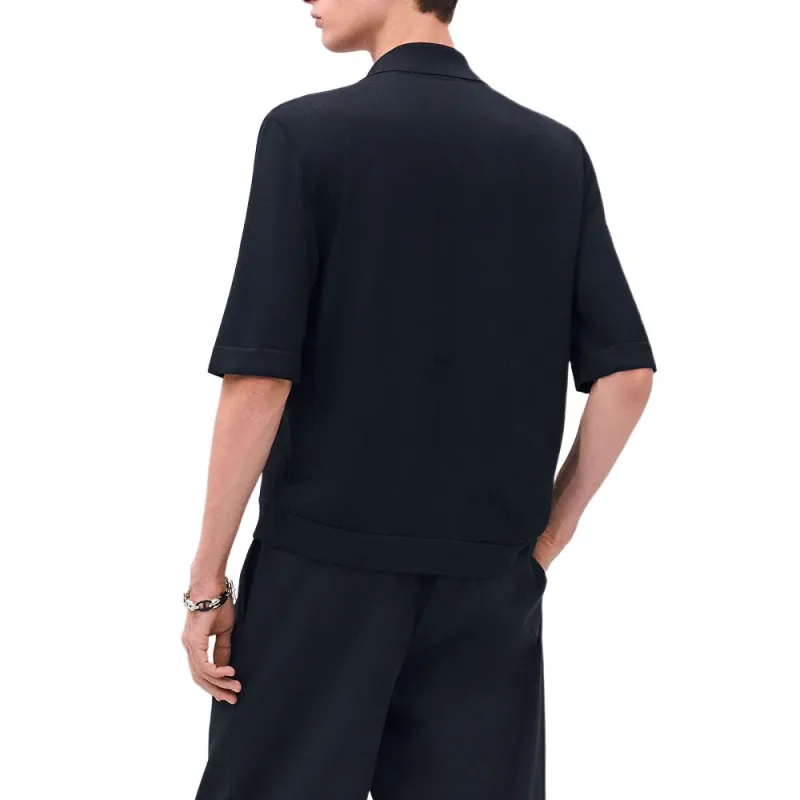HERMES Shirts Men Blue-2