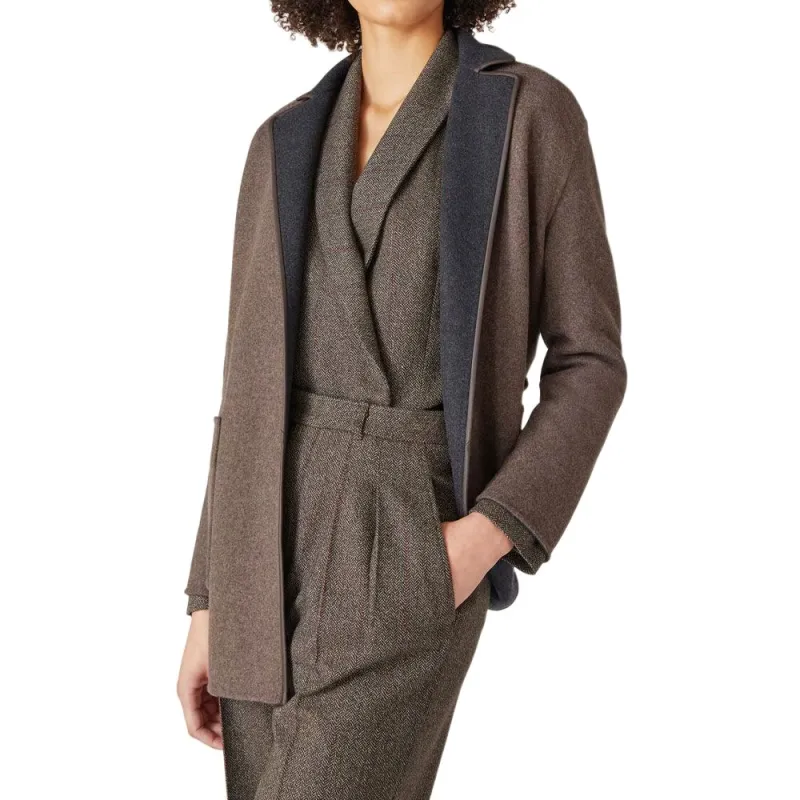 Loro Piana Jackets & Coats Women's Black Gray Mixed Color-5
